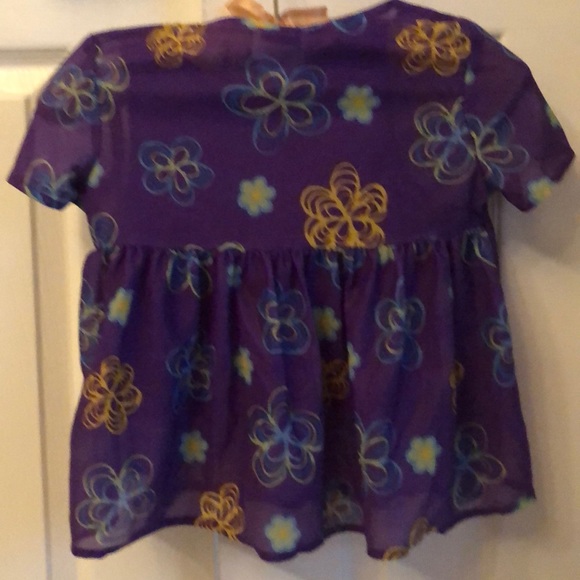 In🔺Design Floral Sheer Babydoll with tank top 💜 - Picture 4 of 6